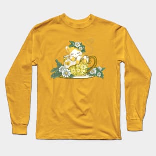 Tea Cats Series 1: Chamomile Long Sleeve T-Shirt